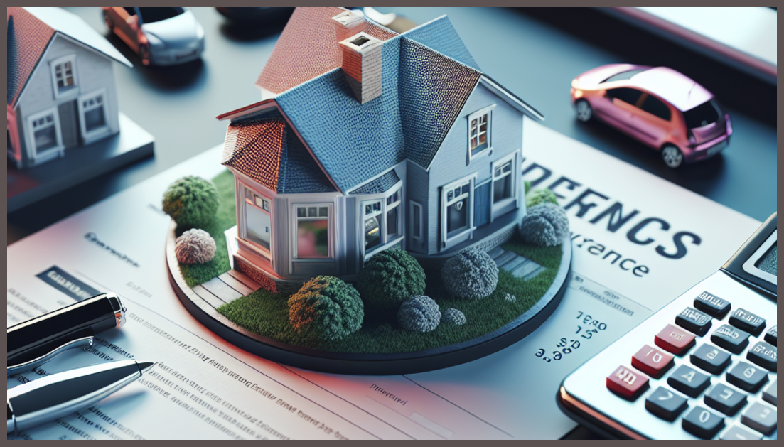 Visual representation of comparing renters insurance options with insurance symbols.